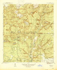 1945 Map of Bennett