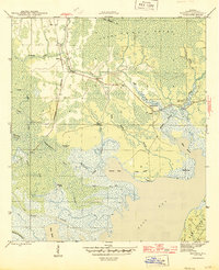 Download a high-resolution, GPS-compatible USGS topo map for Beverly, FL (1945 edition)