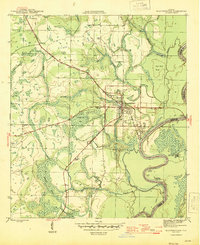 1945 Map of Blountstown