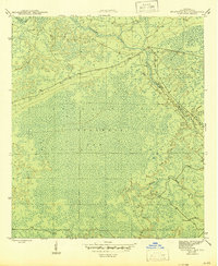 Download a high-resolution, GPS-compatible USGS topo map for Bradwell Bay, FL (1945 edition)