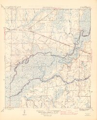 1945 Map of Bruce