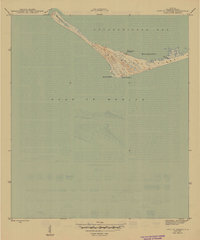 Download a high-resolution, GPS-compatible USGS topo map for Cape St George, FL (1945 edition)