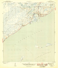 Download a high-resolution, GPS-compatible USGS topo map for Carrabelle, FL (1944 edition)