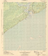 1944 Map of Carrabelle, FL