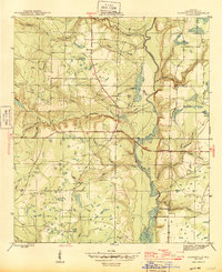 Download a high-resolution, GPS-compatible USGS topo map for Clarksville, FL (1945 edition)