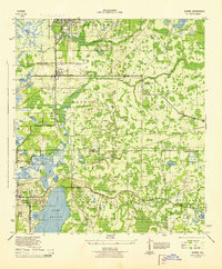 1944 Map of Elfers, FL
