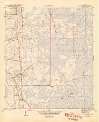 Download a high-resolution, GPS-compatible USGS topo map for Fort Gadsden, FL (1945 edition)