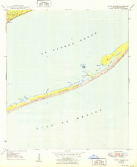 Download a high-resolution, GPS-compatible USGS topo map for Goose Island, FL (1950 edition)