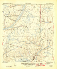 1945 Map of Hosford, FL
