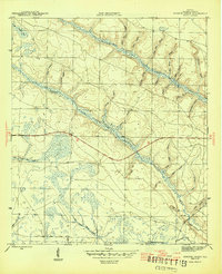 preview thumbnail of historical topo map of Calhoun County, FL in 1945