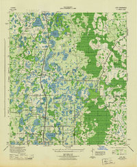 1944 Map of Lutz, FL