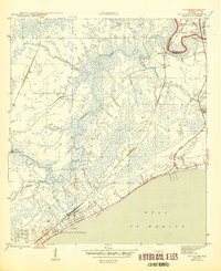 Download a high-resolution, GPS-compatible USGS topo map for McIntyre, FL (1945 edition)