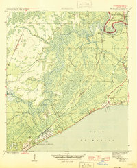 Download a high-resolution, GPS-compatible USGS topo map for McIntyre, FL (1945 edition)