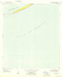 preview thumbnail of historical topo map of Franklin County, FL in 1950
