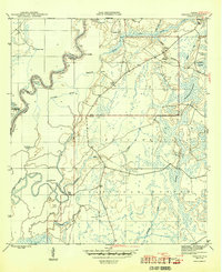 preview thumbnail of historical topo map of Liberty County, FL in 1945