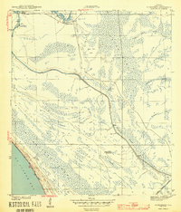 1943 Map of Overstreet