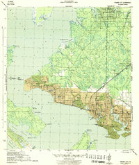 Download a high-resolution, GPS-compatible USGS topo map for Panama City, FL (1943 edition)
