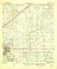 1945 Map of Parker