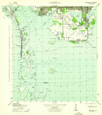 preview thumbnail of historical topo map of Pinellas County, FL in 1943
