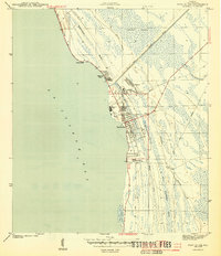 Download a high-resolution, GPS-compatible USGS topo map for Port St Joe, FL (1943 edition)