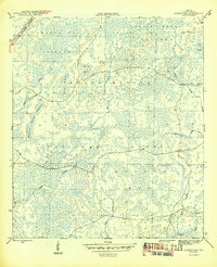 Download a high-resolution, GPS-compatible USGS topo map for Queens Bay, FL (1946 edition)