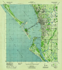 1944 Map of Sarasota