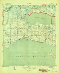 Download a high-resolution, GPS-compatible USGS topo map for St Teresa, FL (1945 edition)
