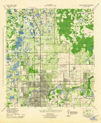 preview thumbnail of historical topo map of Hillsborough County, FL in 1944