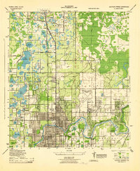 preview thumbnail of historical topo map of Hillsborough County, FL in 1945