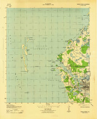 1943 Map of Tarpon Springs