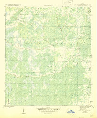 Download a high-resolution, GPS-compatible USGS topo map for Tates Hell Swamp, FL (1945 edition)