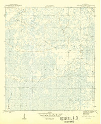 Download a high-resolution, GPS-compatible USGS topo map for Tates Hell Swamp, FL (1945 edition)