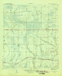 Download a high-resolution, GPS-compatible USGS topo map for Tenmile Swamp, FL (1945 edition)