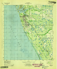 Download a high-resolution, GPS-compatible USGS topo map for Venice, FL (1944 edition)