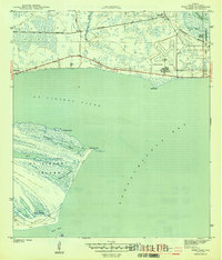 preview thumbnail of historical topo map of Franklin County, FL in 1943
