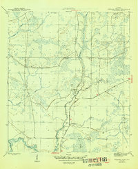 Download a high-resolution, GPS-compatible USGS topo map for Wetappo Creek, FL (1945 edition)