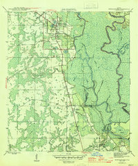 Download a high-resolution, GPS-compatible USGS topo map for Wewahitchka, FL (1945 edition)