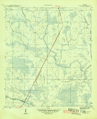 Download a high-resolution, GPS-compatible USGS topo map for White City, FL (1945 edition)