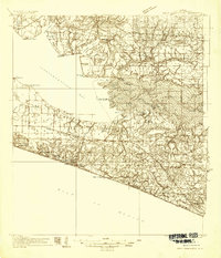 preview thumbnail of historical topo map of Walton County, FL in 1936