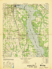 preview thumbnail of historical topo map of Clay County, FL in 1947