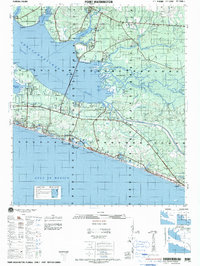 preview thumbnail of historical topo map of Walton County, FL in 1996
