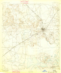 preview thumbnail of historical topo map of Alachua County, FL in 1892