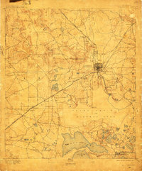 1894 Map of Arredondo, 1910 Print