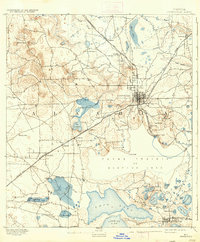 1894 Map of Arredondo, 1934 Print