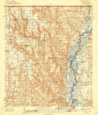 preview thumbnail of historical topo map of Century, FL in 1943