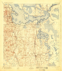 preview thumbnail of historical topo map of Marion County, FL in 1895