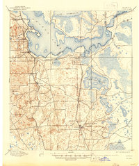 historical topo map of Marion County, FL in 1895
