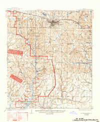 1938 Map of Holmes County, FL, 1944 Print
