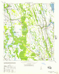 Download a high-resolution, GPS-compatible USGS topo map for Dinner Island, FL (1957 edition)
