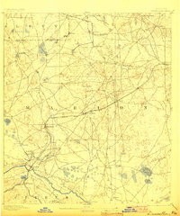 preview thumbnail of historical topo map of Dunnellon, FL in 1894